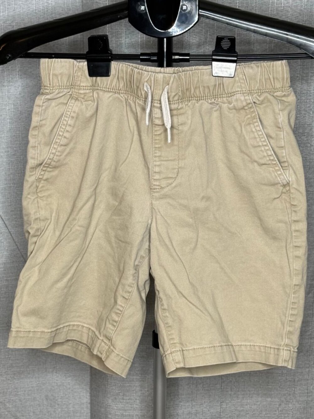 Old Navy - Boy's Drawstring Pull On Flat Front Chino Shorts - Size Large 10/12